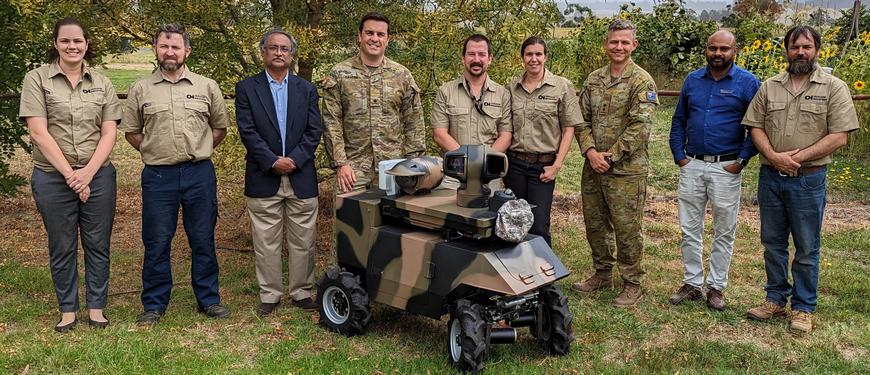 GUS (the robot) and Team