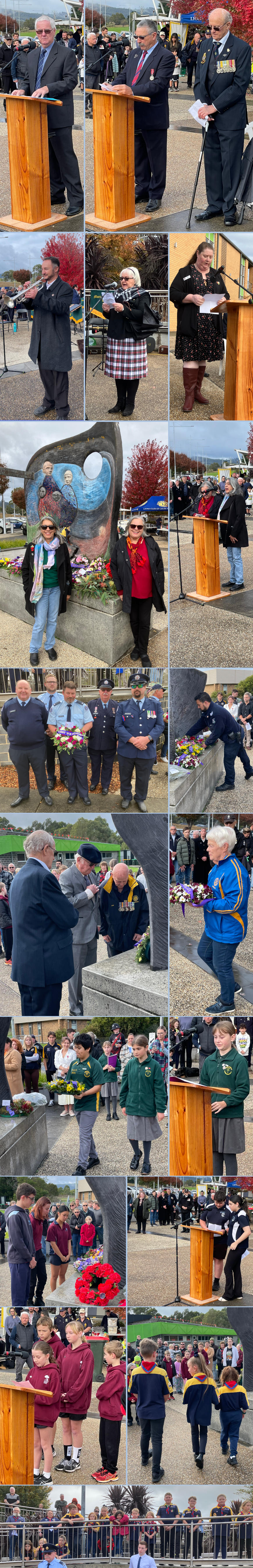 Scenes from the ANZAC 2024 Churchill Service
