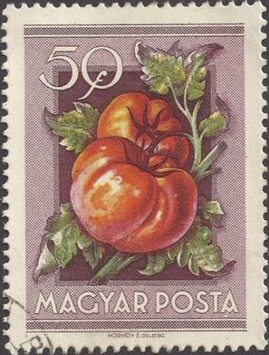 Stamp showing tomato
