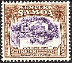 Stamps - Robert Louis Stevensons Tomb