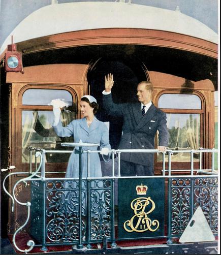 The Royal Tour of 1954 - Royal Train