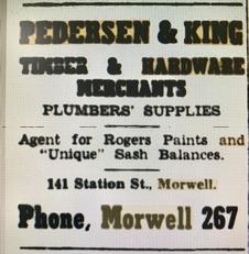 Add for Pedersen and King Timber and Hardware