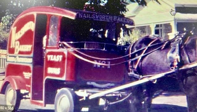 Horse-drawn bakery van