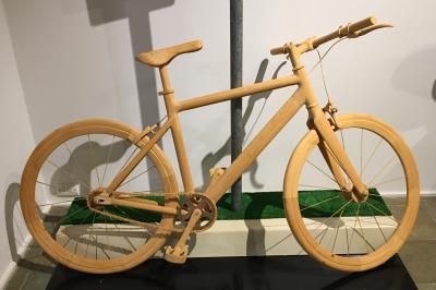 yinnar scupture 2021 - Wooden Bicycle