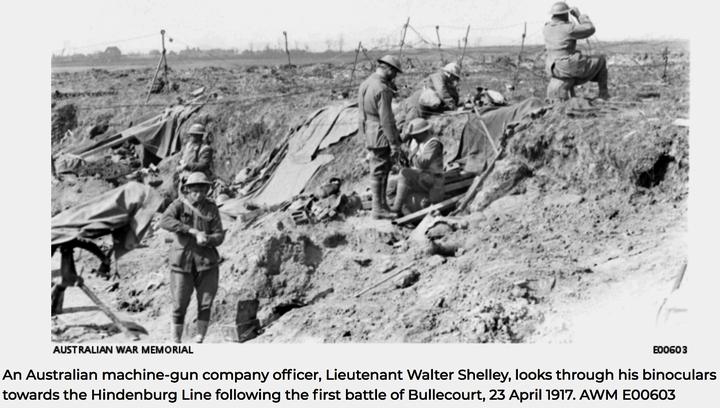 Walter Shelley and machine-gun company
