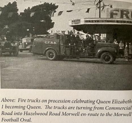 Looking Back 2023-02 - Fire Truck in procession in Morwell