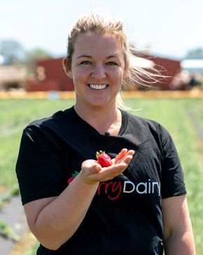 Nicole, the manager of the Berry Dairy