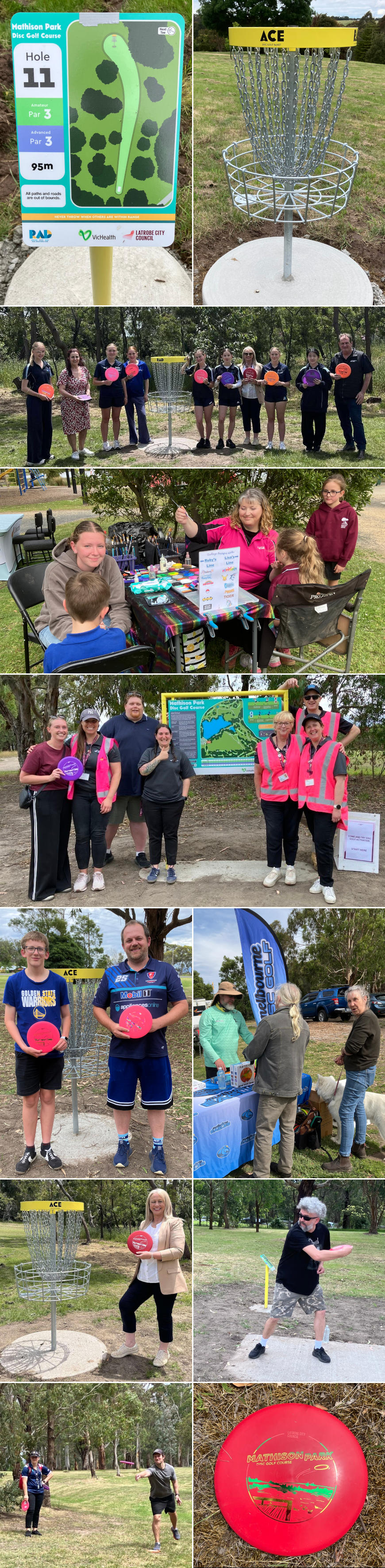 Montage of scenes from the opening day
