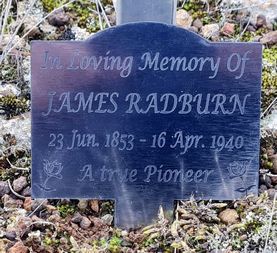 LB 2022-07 James Radburn Grave Marker