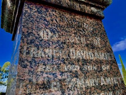 Amiet headstone