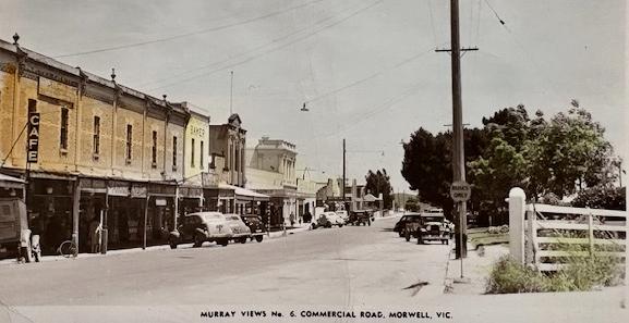 View looking along Commercial Road