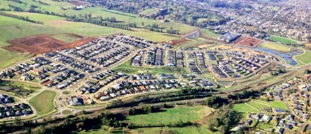 Aerial photograph of Waterford Rise Warragul