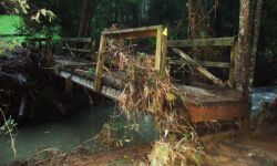 2021 Extreme Weather Morwell NP Bridge washaway