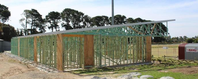 Rams Changerooms Build - Framework