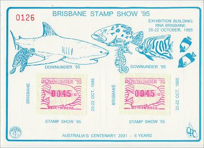 Stamps 1995 Brisbane Stamp Show