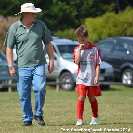 Tom Sands coaching Jacob Cheney 2014