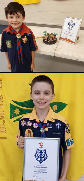 Scouts Awards - Harrison and Jackson